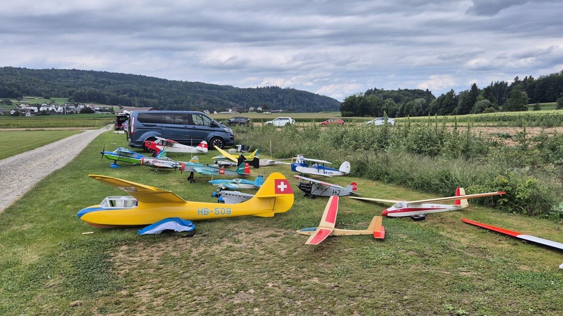 Oldtimerfliegen in Büttikon am 23.08.2025